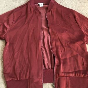 Wet Seal Maroon Jacket
